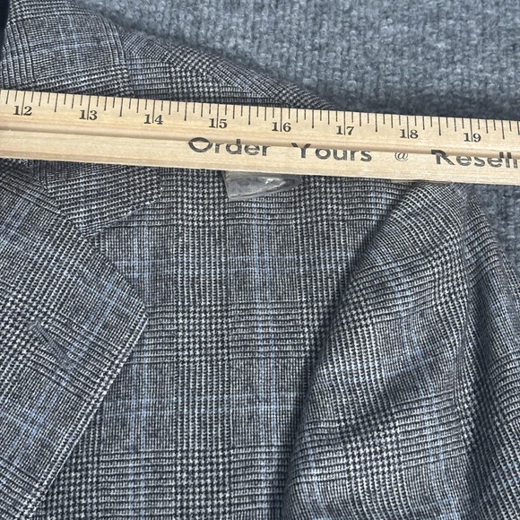 Ermenegildo Zegna Sport Coat‎ Mens 42R Gray Glen Plaid Wool Cashmere 2 Button - Picture 16 of 16